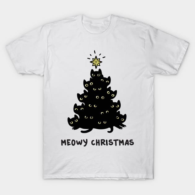 Meowy christmas T-Shirt by stark.shop